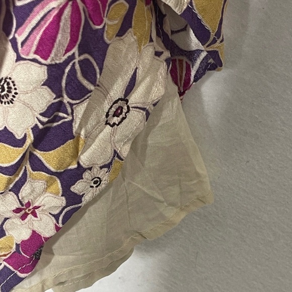 Hayden Dress Women's 1X Midi Boho Romantic Floral Pink Short Sleeve Event NWT - Picture 4 of 7